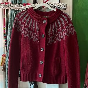 vintage Eddie Bauer cardigan sweater M